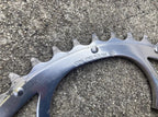 Used Campagnolo 53T 135BCD Chainring 10 Speed Silver Aluminum Ultra Torque Road Bike-Bicycle Bin