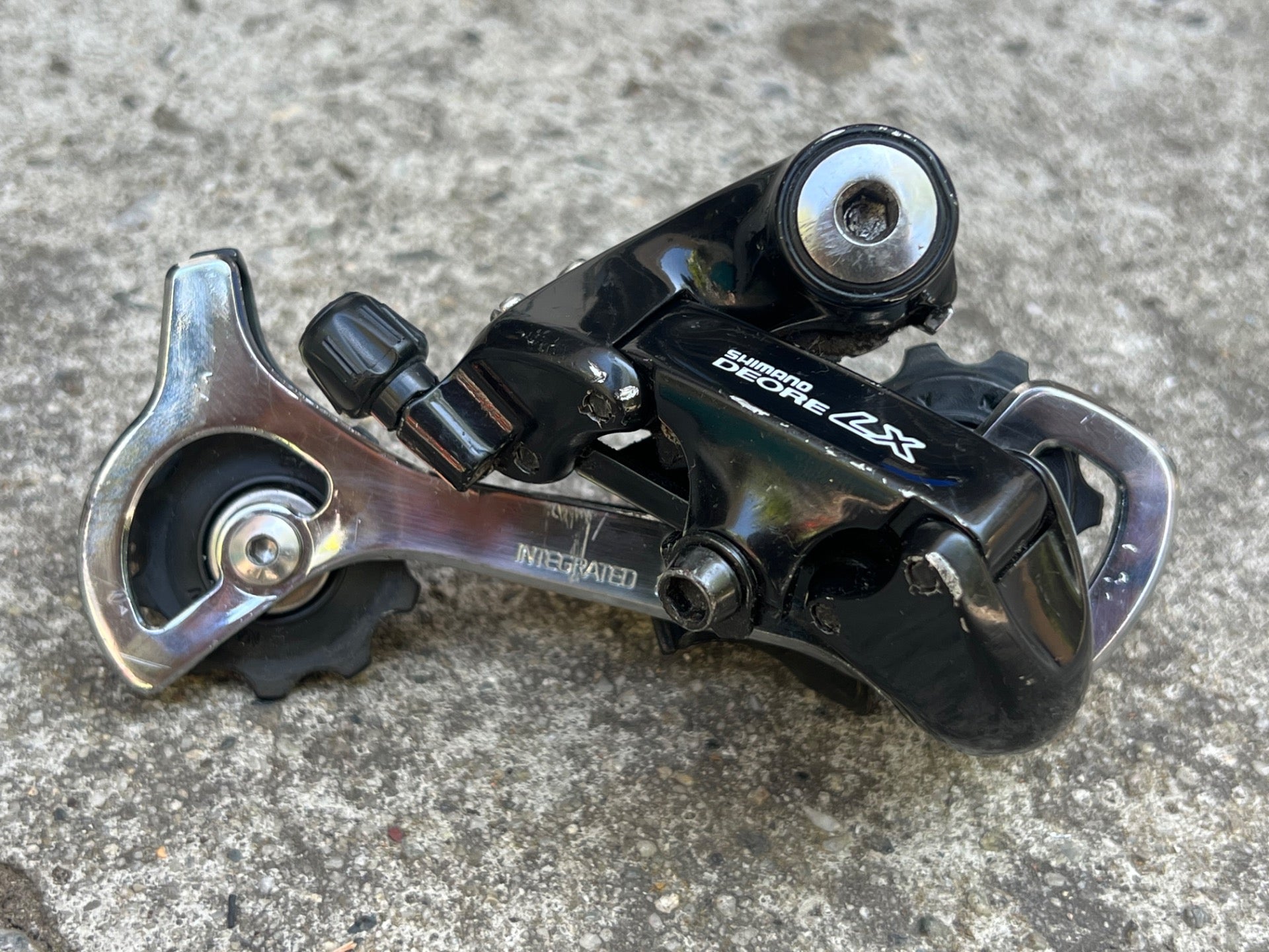 CLEAN Shimano Deore LX RD-M567 Rear Derailleur 8 Speed Long Cage Vintage MTB - Image 2