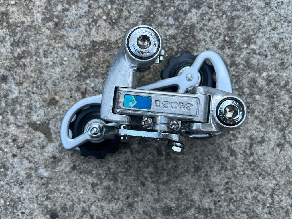 Used REBUILT Shimano Deore DE20 Touring Road Rear Derailleur Long Cage Vintage Retro-Bicycle Bin