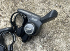 NOS Shimano Exage SL-A250 Thumb Shifter Set SIS 3x6 Speed MTB Levers Vintage-Bicycle Bin