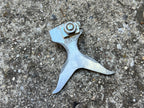Used Suntour Roller Cam Brake Center Hanger Piece Silver Chrome Vintage Retro MTB-Bicycle Bin