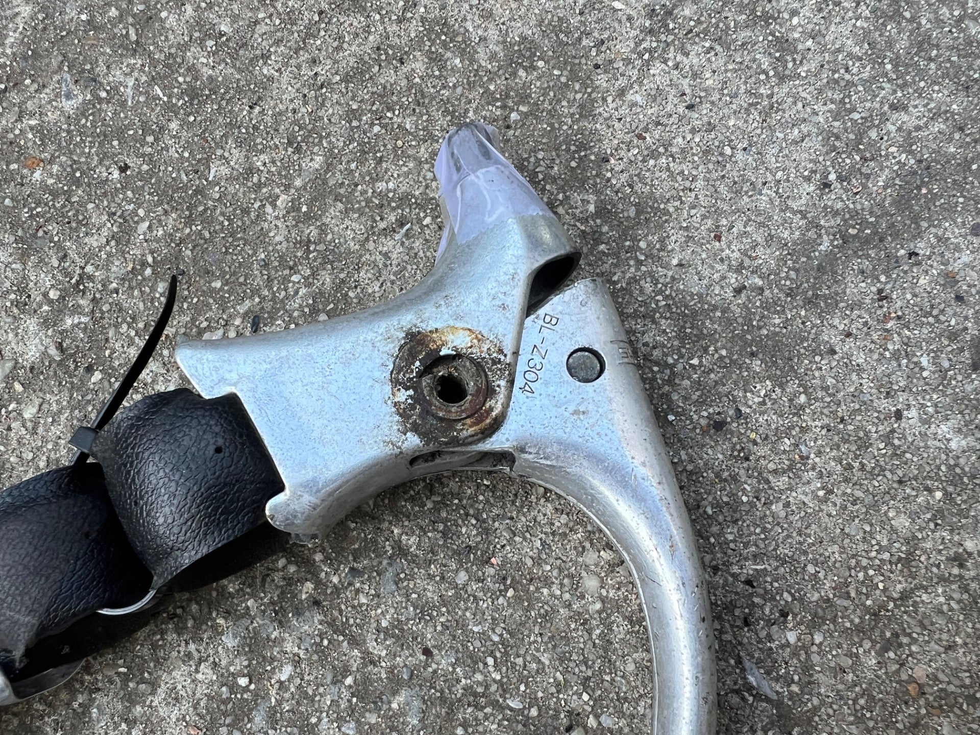 Shimano BL-Z304 Z Series Drop Bar Brake Levers Pair Vintage Retro Silver Road   - Image 2