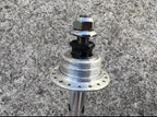 Used Gipiemme Special Track Hubset 100/120mm 36H Bolt On Axle Vintage Silver Hubs-Bicycle Bin