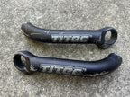Used Titec Vintage Bar Ends 22.2 Retro MTB Mountain Bike Aluminum Silver Commuter-Bicycle Bin
