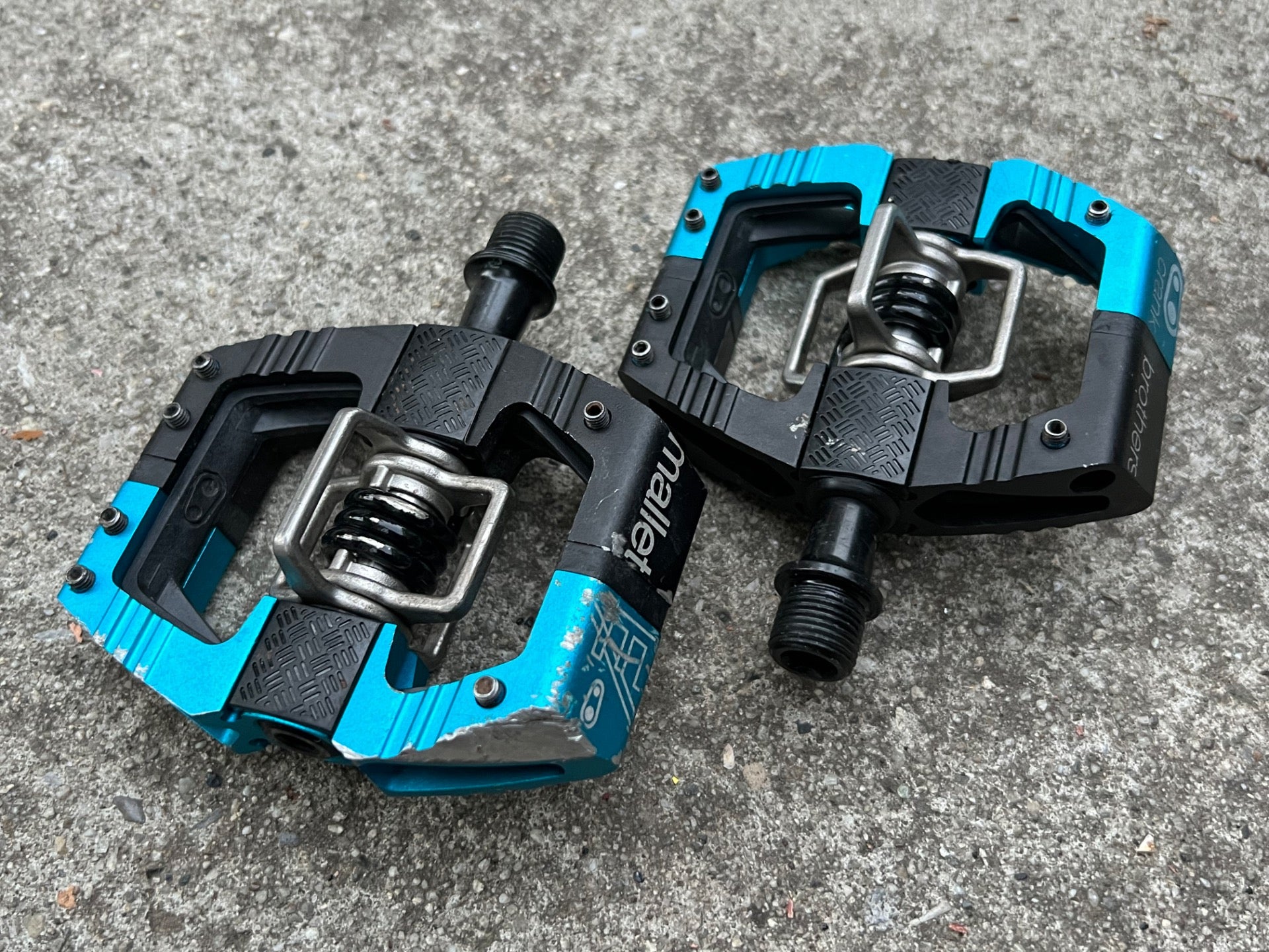 Crankbros Mallet E Pedals Mountain Enduro Gravel MTB Blue Black Crankbrothers - Image 2