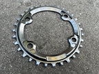 Used Shimano 96BCD 32T SM-CRM91 XTR Asymmetrical 4 Bolt Chainring MTB Mountain Bike-Bicycle Bin