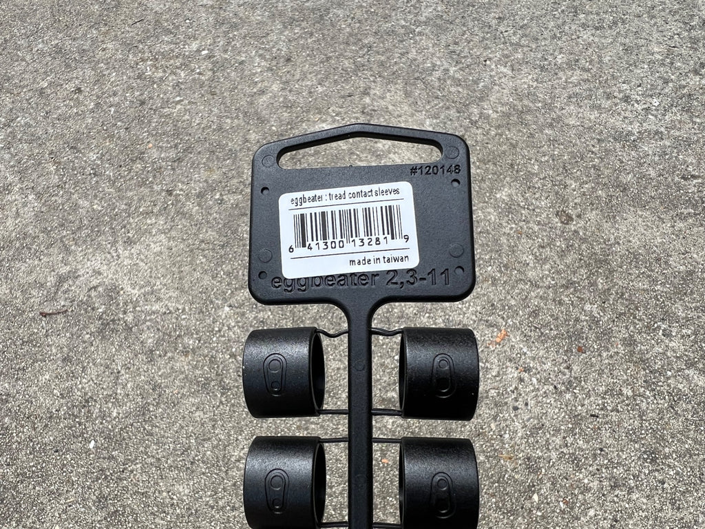Crankbrothers Eggbeater Contact Sleeves Plastic Black Crankbros Clipless  - Image 2