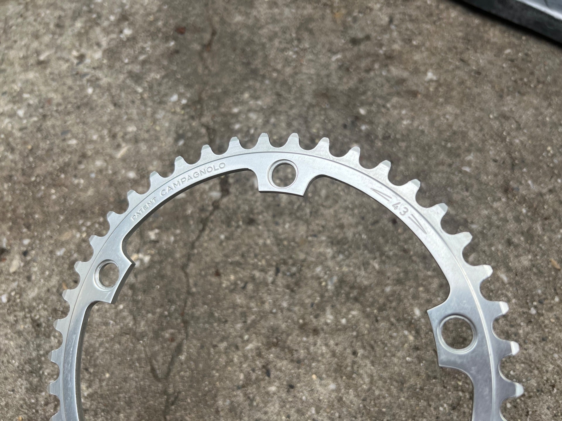 NOS Campagnolo 144 BCD 43T Chainring Road Track Vintage Retro Silver Small 5 - Image 2
