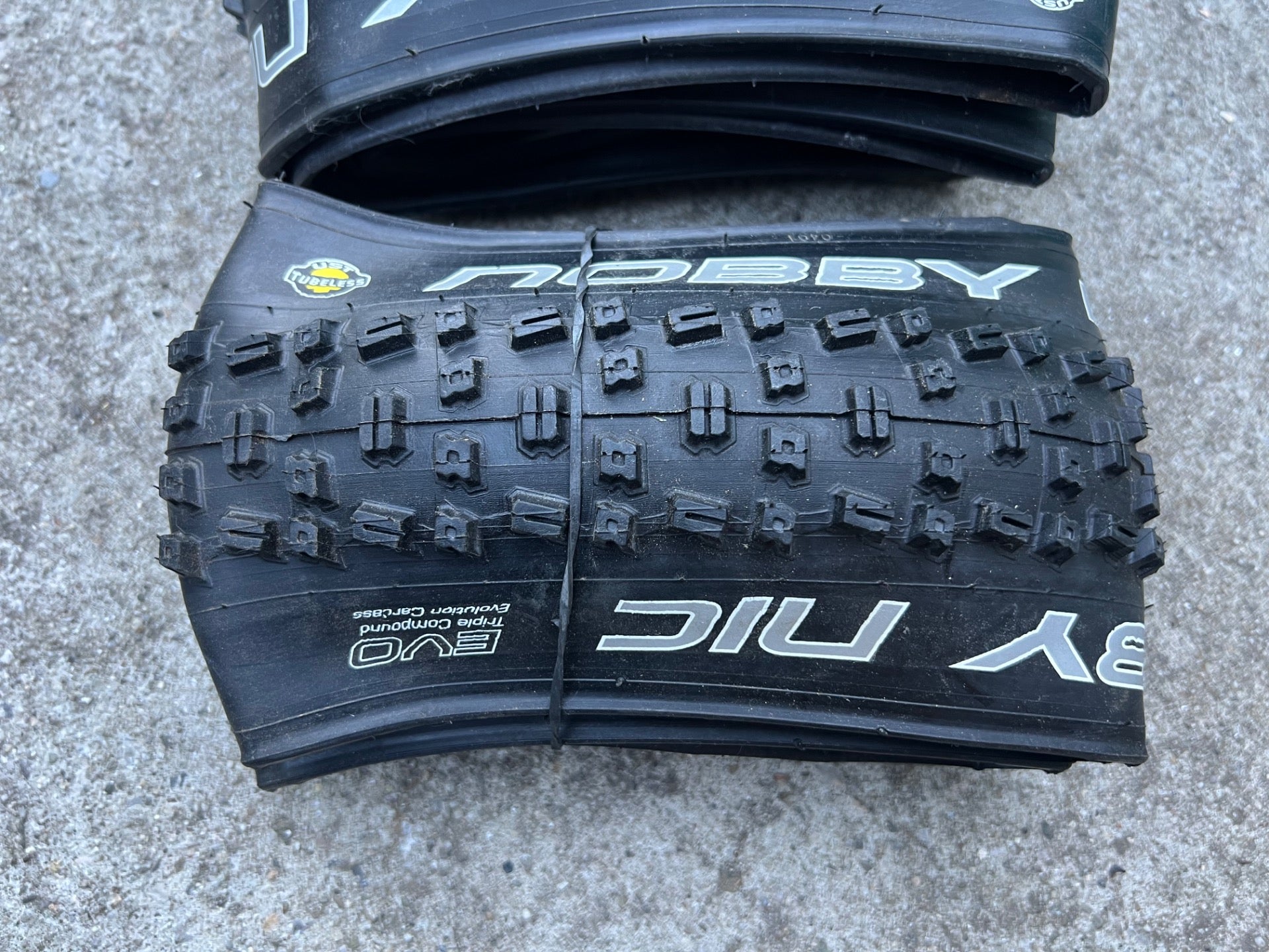NEW Schwalbe Nobby Nic 26x2.1” Tubeless Ready UST Folding Tire Set Pair MTB Bike - Image 2