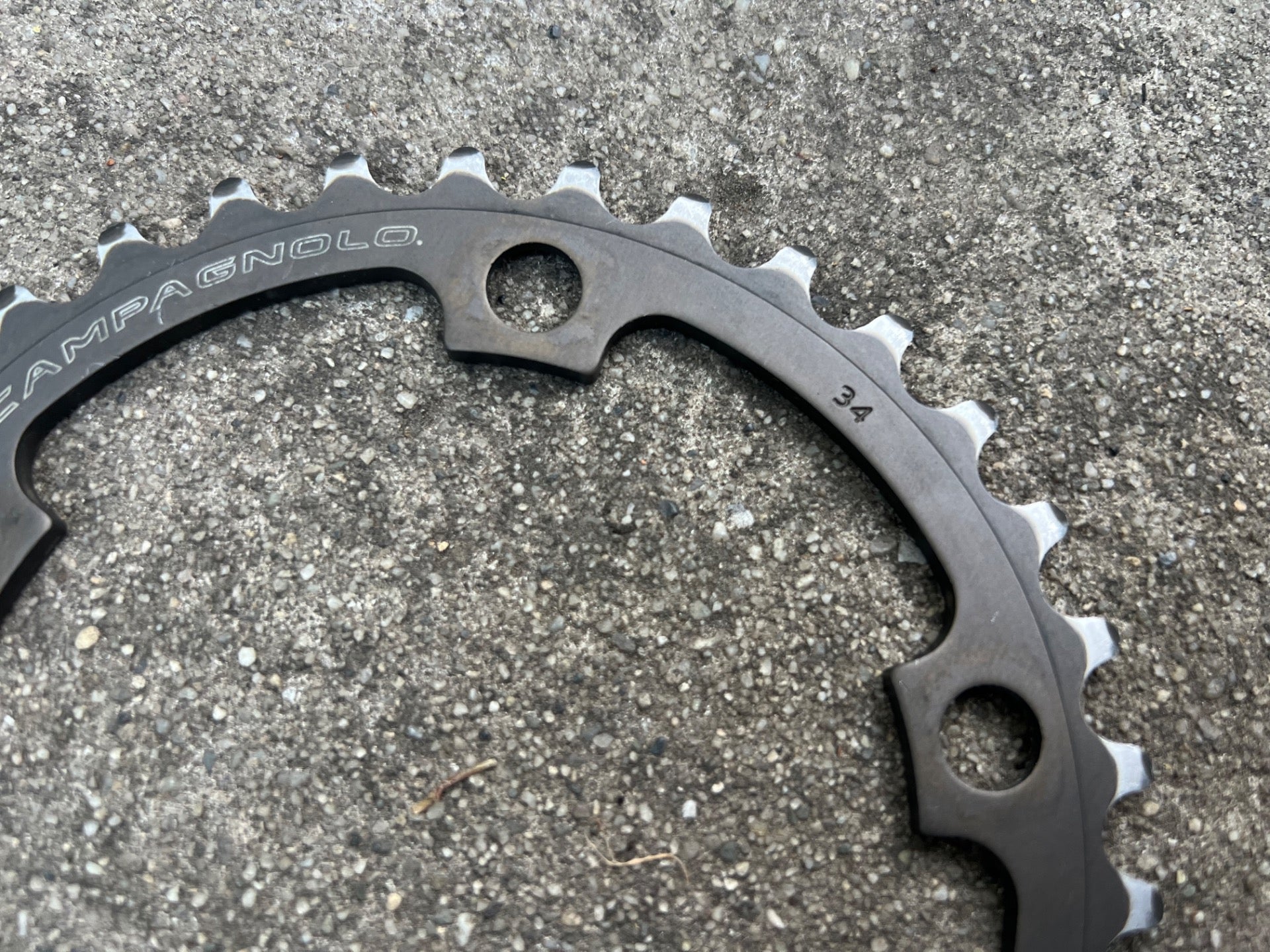 Campagnolo 34T 110BCD 11 Speed Chainring Brown Aluminum Road Bike Inner Granny  - Image 2