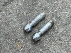 Used Raleigh Cotter Pins 9.5mmx41.7mm Vintage Chrome Crank Red Nuts Domed R Logo-Bicycle Bin