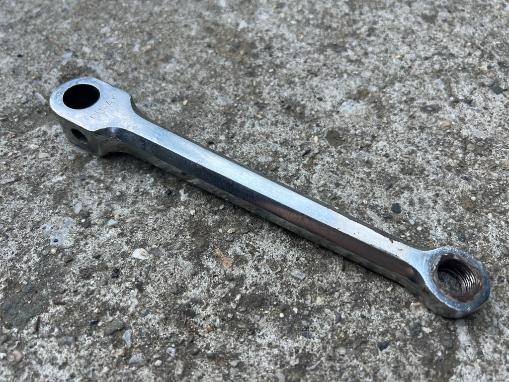 Durax 170mm Non Drive Side Crank Arm Left Chrome Vintage Road Touring Bike Retro - Image 2