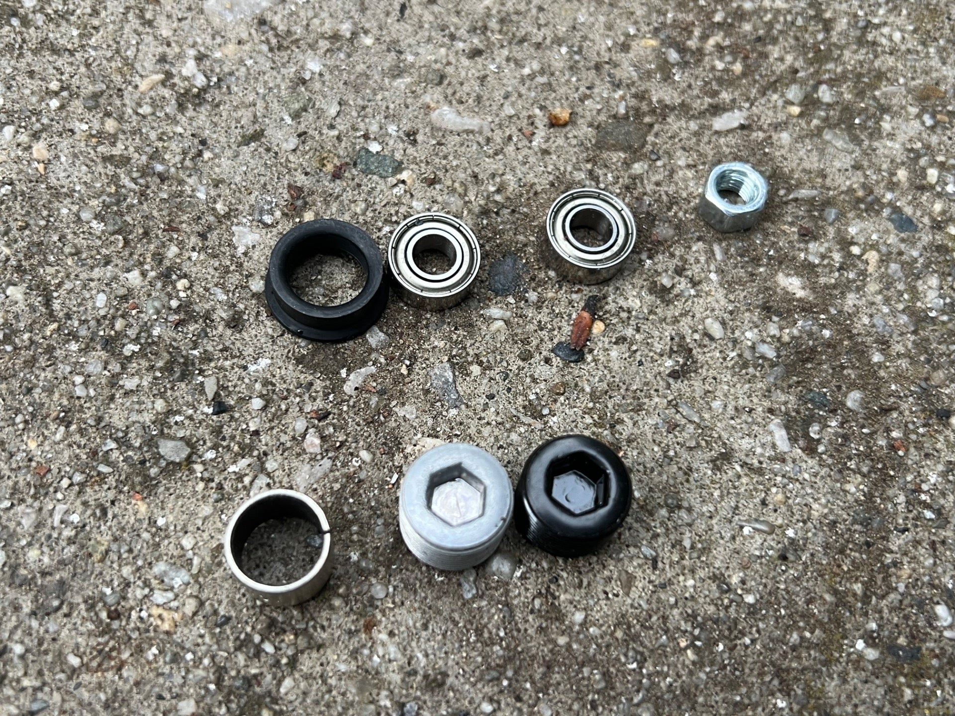 Deity Pedal Rebuild Kit Mountain Bike Sealed Bearing Cap and Bushing  - Image 2
