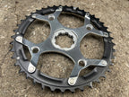 NOS Shimano Deore LX 42T Chainring IG Direct Mount 104/64 BCD Silver Black MTB-Bicycle Bin