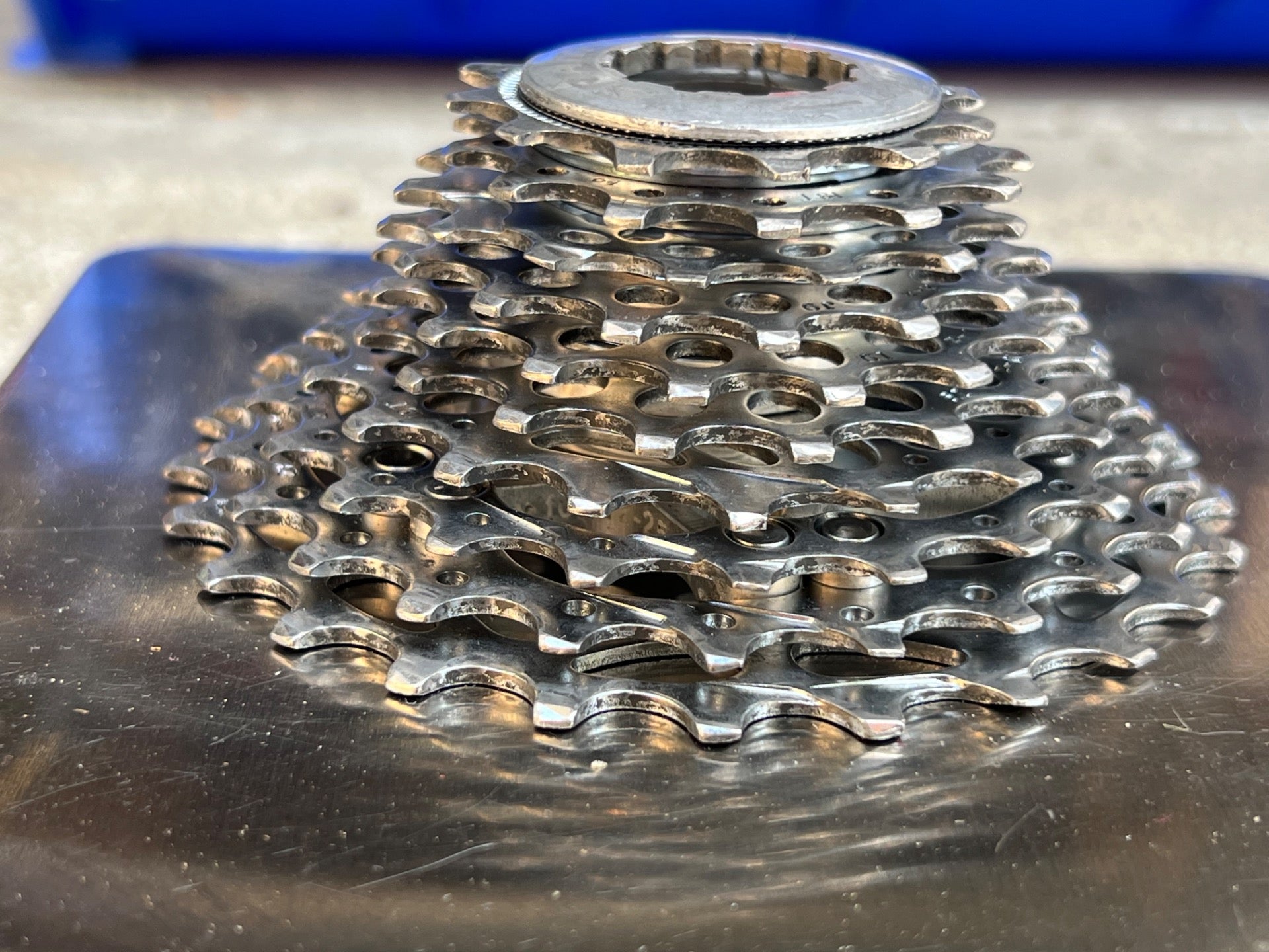 SRAM PG 1070 12-25T 10 Speed Cassette Gravel Road Bike Chrome Silver MTB  - Image 2