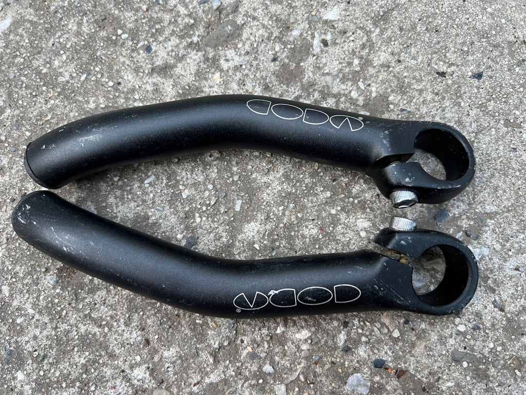CODA Drop Black Bar Ends Vintage MTB Mountain Bike XC Cross Country Retro  - Image 2