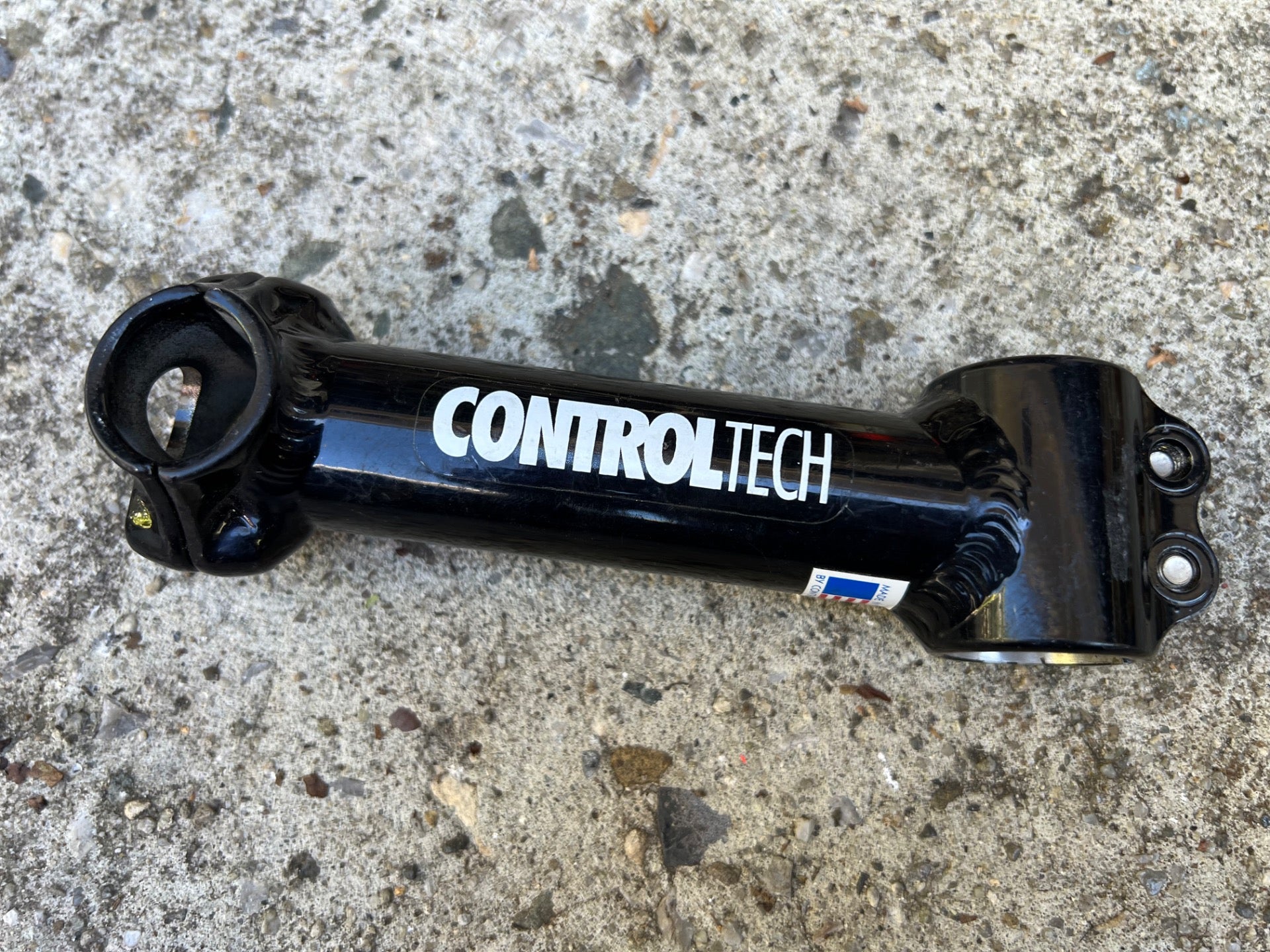 Control Tech 135x25.4mm 1 1/8” Threadless Stem Black Aluminum Vintage MTB Retro  - Image 2