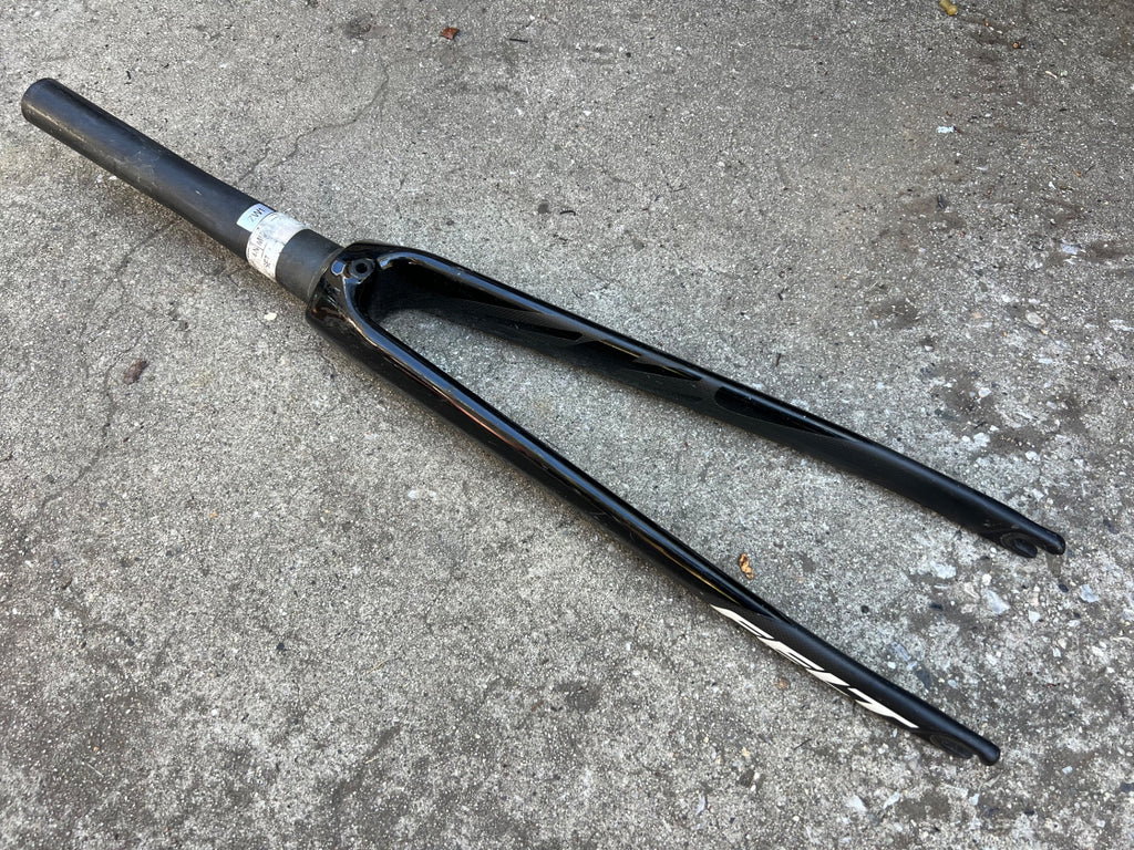Felt Carbon Fork 700c 1 1/8” to 1 1/2” 8” Tapered Steerer Black Road Bike Fiber - Image 2