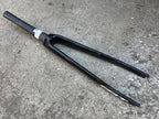 Used Felt Carbon Fork 700c 1 1/8” to 1 1/2” 8” Tapered Steerer Black Road Bike Fiber-Bicycle Bin