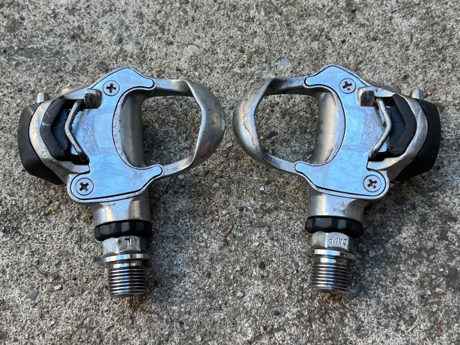 Campagnolo Chorus Clipless Pedals Pro Fit Road Gravel Gray Campy Vintage - Image 2