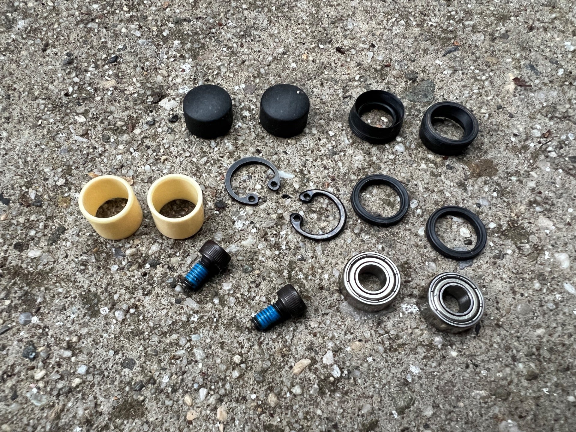 Crankbrothers Crankbros Eggbeater 2 Rebuild Kit Bearings Bushings Clip Seals   - Image 2