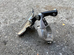 Used Shimano Deore XT FD-M730 28.6mm Bottom Pull Triple 3x6 Front Derailleur Vintage-Bicycle Bin