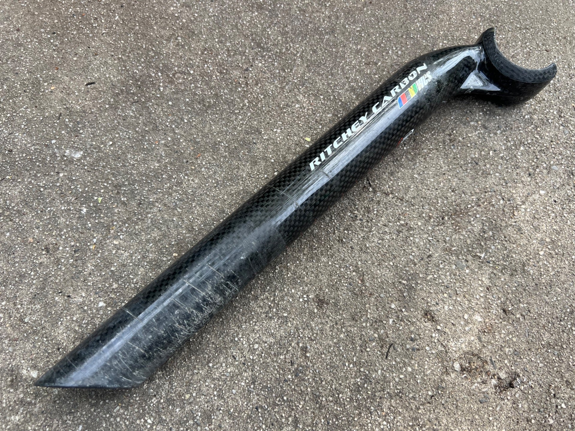 Ritchey WCS Carbon Seatpost 31.6x300mm Black Gravel Road CX XC Fiber NO HEAD  - Image 2