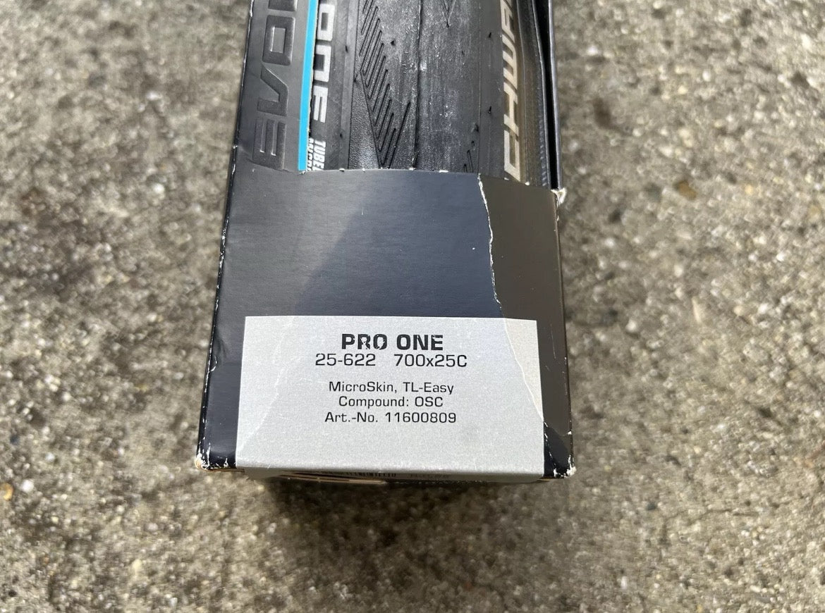 NEW Schwalbe Pro One 700x25c Tubeless Ready Tire Evolution Road Racing Bike - Image 2