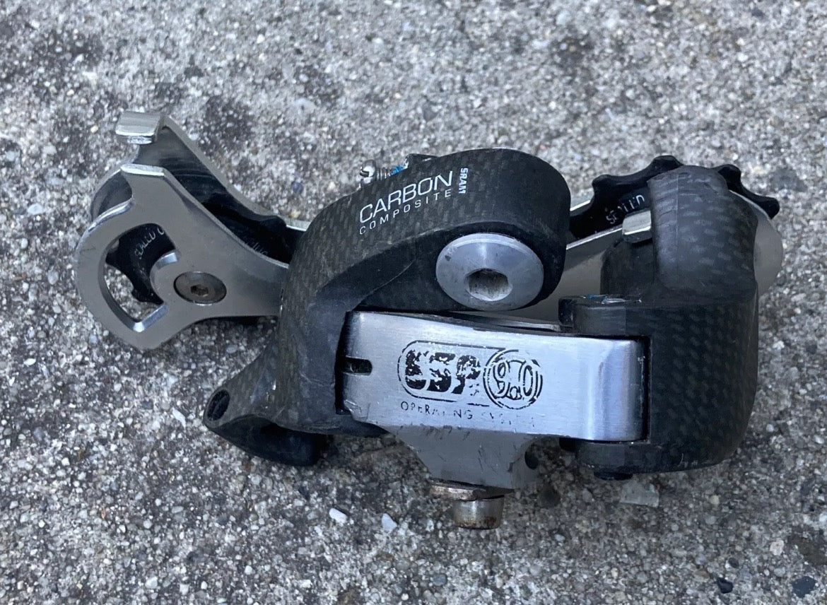 SRAM ESP 9.0 1:1 Carbon Rear Derailleur Vintage 8 Speed Silver MTB Vintage - Image 2