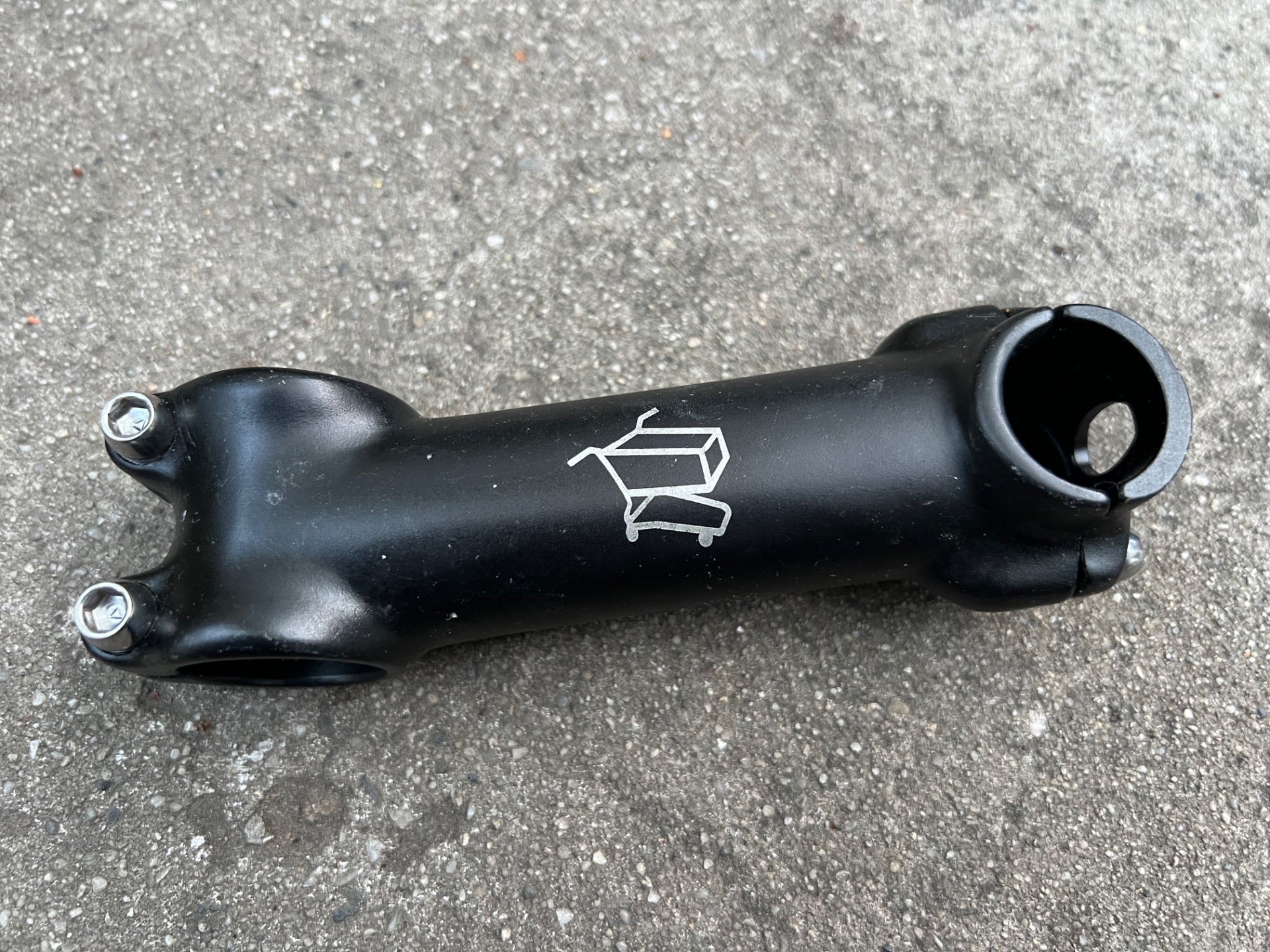 Swobo 25.4x120mm 1 1/8in Threadless Stem Black Road Gravel Shopping Cart Logo - Image 2