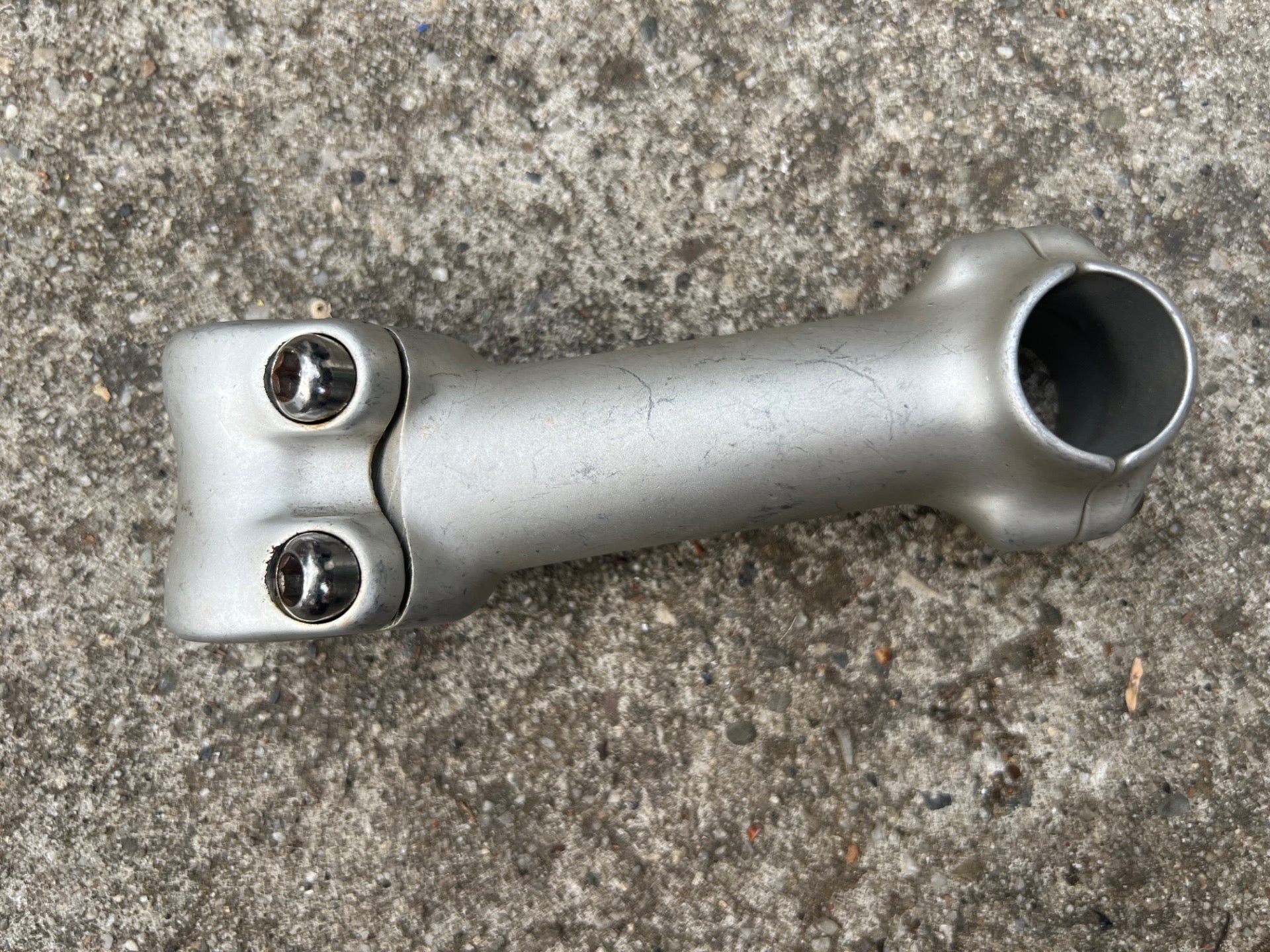 Bontrager 25.4x120mm 1 1/8” Threadless Stem Vintage Retro MTB Gray Mountain Bike - Image 2