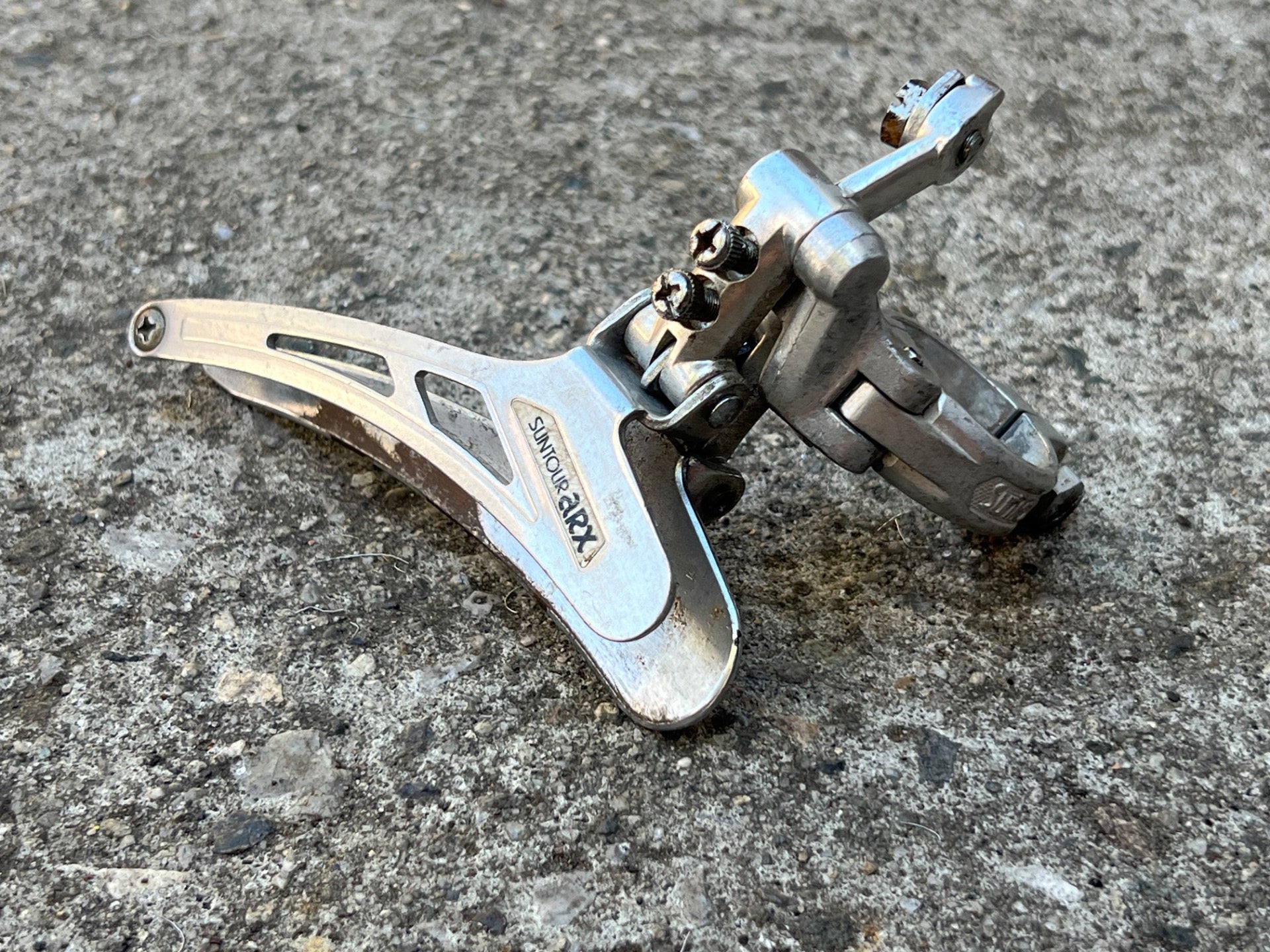 Suntour ARX 28.6mm Bottom Pull Front Derailleur Double Vintage Road Bike 80’s - Image 2