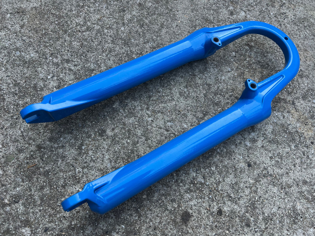 NOS RockShox 1998-1999 SID Lowers Blue 28mm Vintage Retro Fork XC V Brake - Image 2