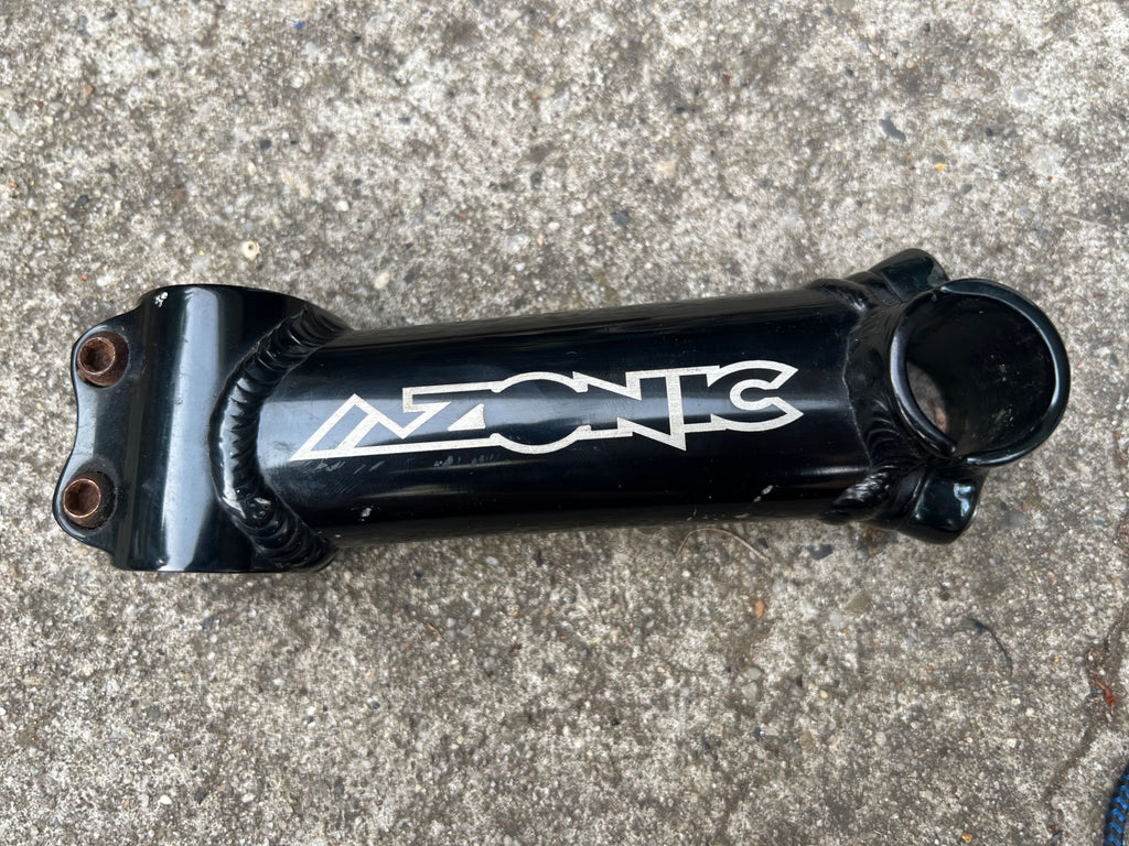 Used Azonic ORC 25.4x135mm 1 1/8” Threadless Stem Vintage Retro MTB Mountain Black-Bicycle Bin