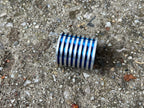 NOS 21.1mm 29mm Height BMX Stem Stiffener Flex Fighter Blue Silver Vintage-Bicycle Bin