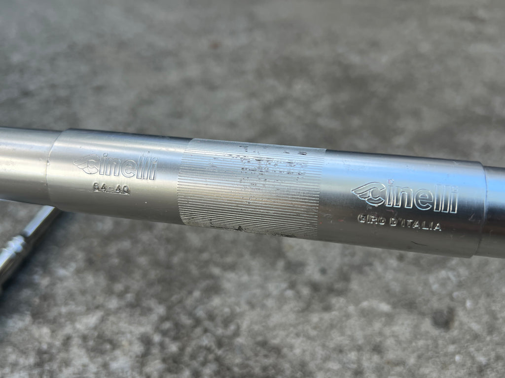 Cinelli Giro D Italia 26.4x400mm 40cm Vintage Silver Road Drop Bars