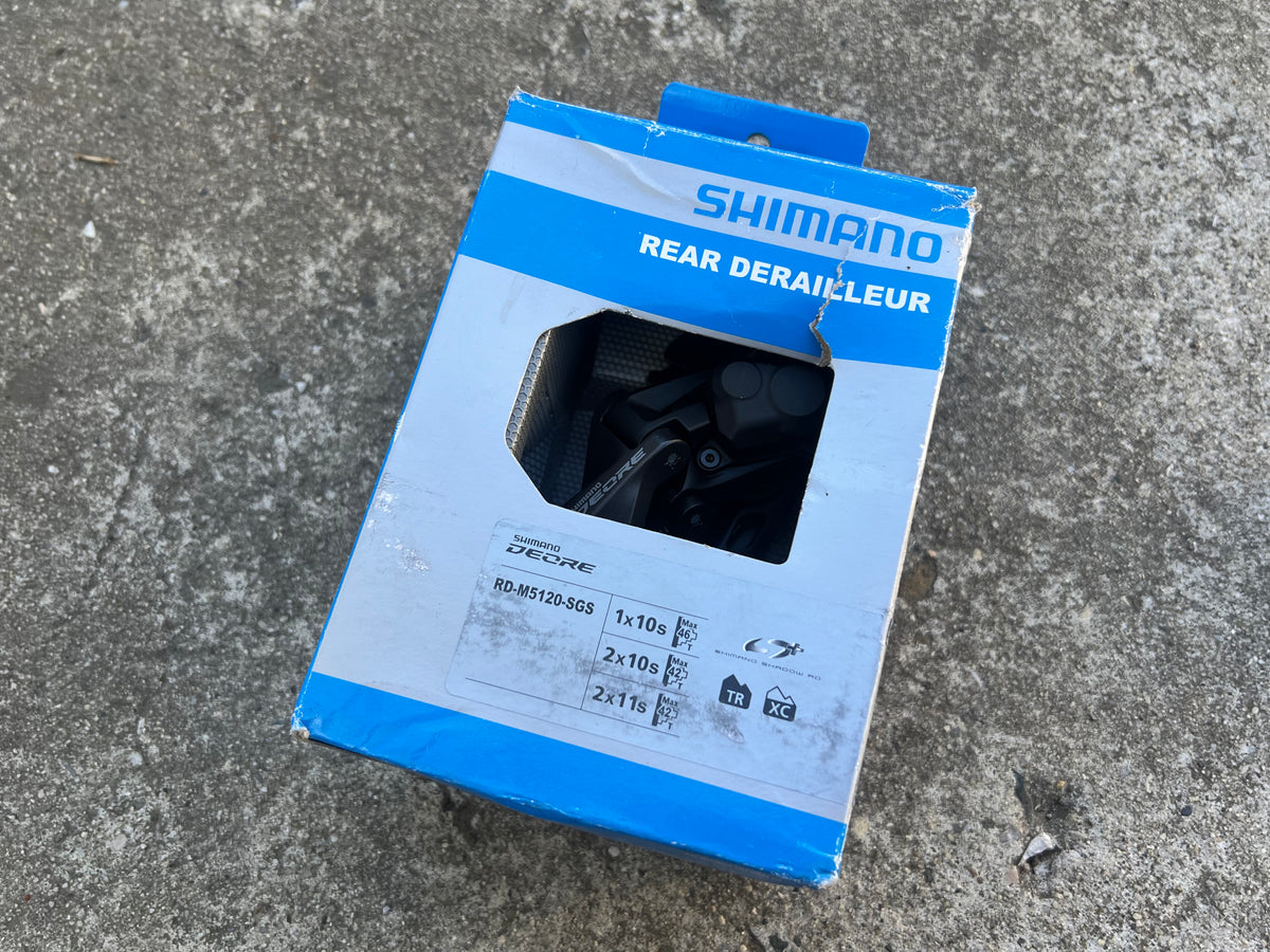 NEW Shimano Deore RD-M5120-SGS Long Cage 10/11 Speed Shadow+ Rear Derailleur
