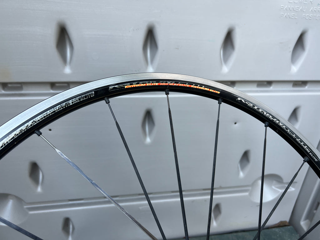 Mavic Ksyrium Elite 700c Clincher 8/9/10/11 Speed Shimano Black Road Wheelset Wheels