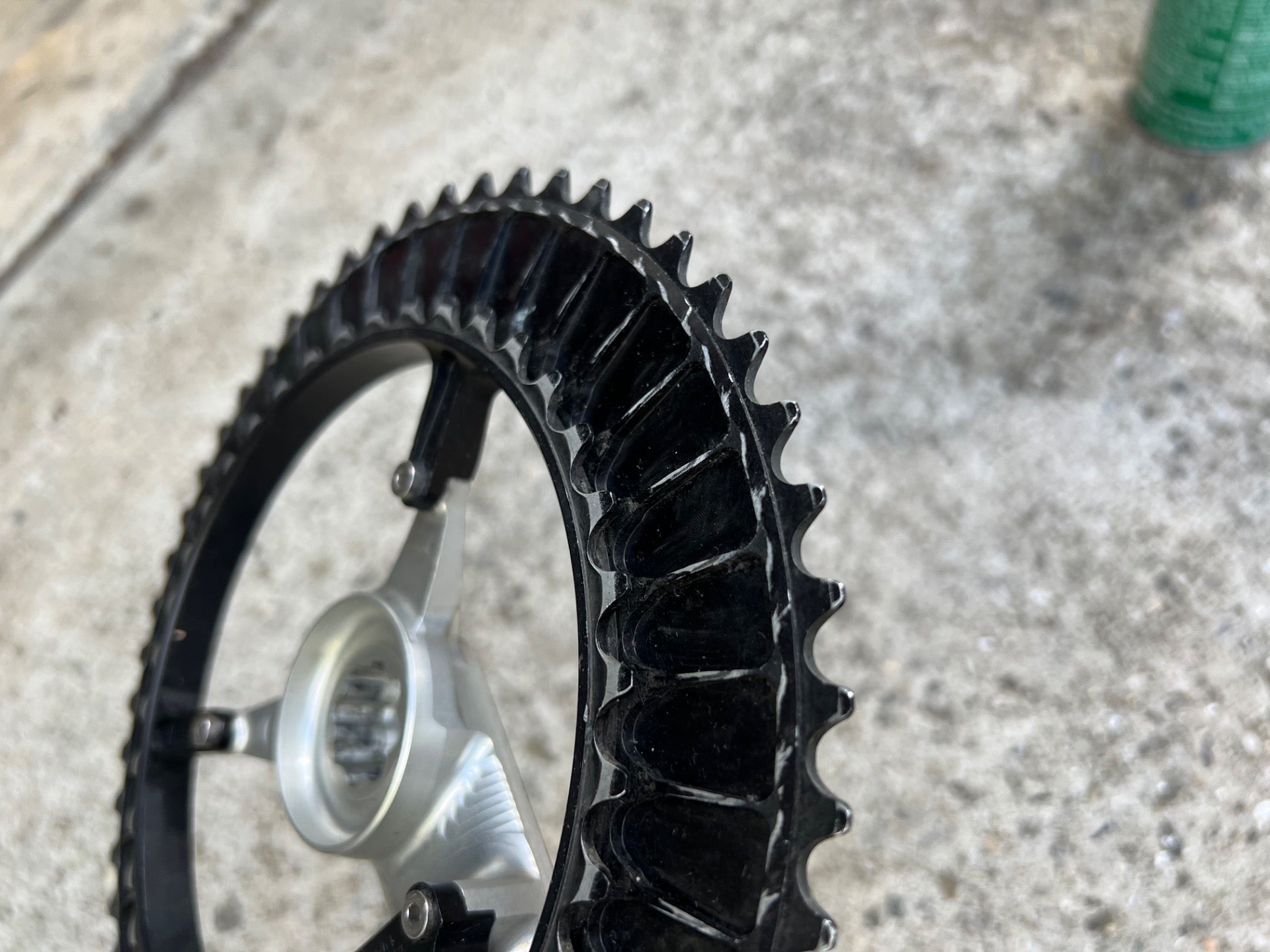 CODA Magic Motorcycle Moto 167.5mm Crankset 53/39T Road Bike Silver Cannondale  - Image 14