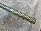 LP Composites 31.6x340mm Carbon Seatpost Vintage MTB Yellow Weave