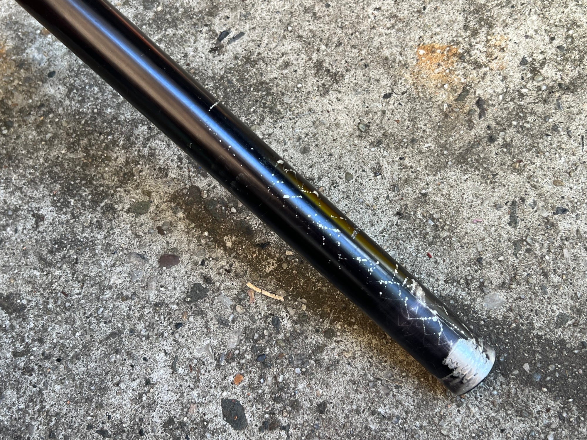 Control Tech 26.8x350mm Seatpost Vintage MTB Black Mountain Bike