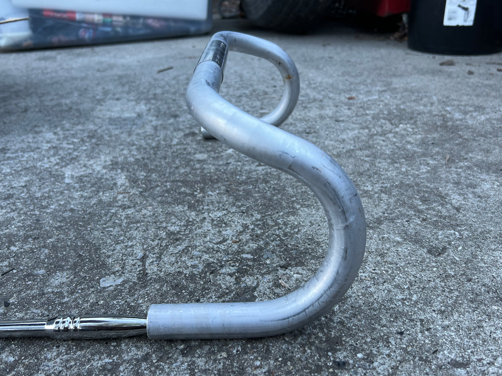 Nitto B105 410 25.4x410mm 41cm Flared Drop Bars Vintage Road Bike Silver