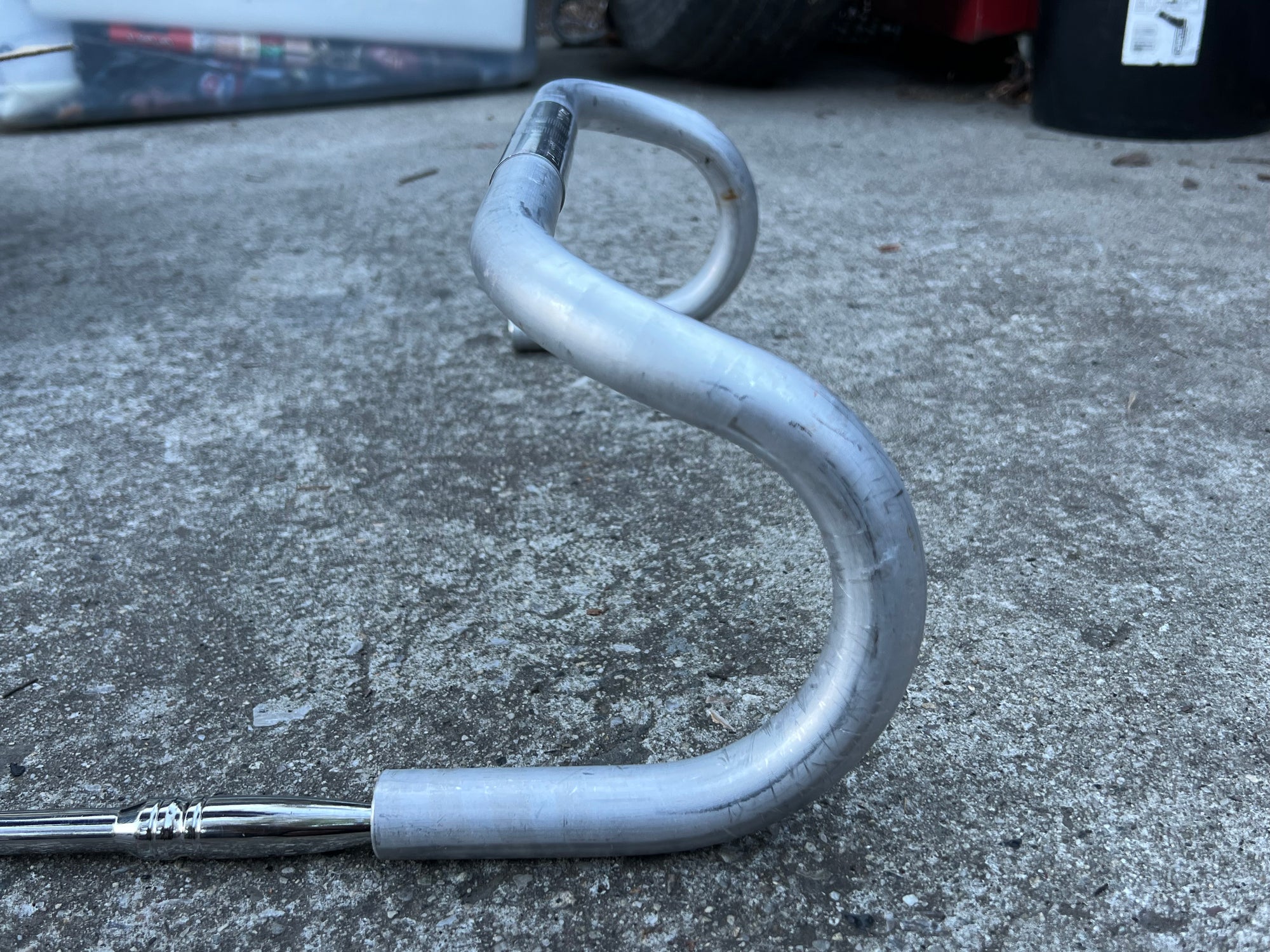 Nitto B105 410 25.4x410mm 41cm Flared Drop Bars Vintage Road Bike Silver