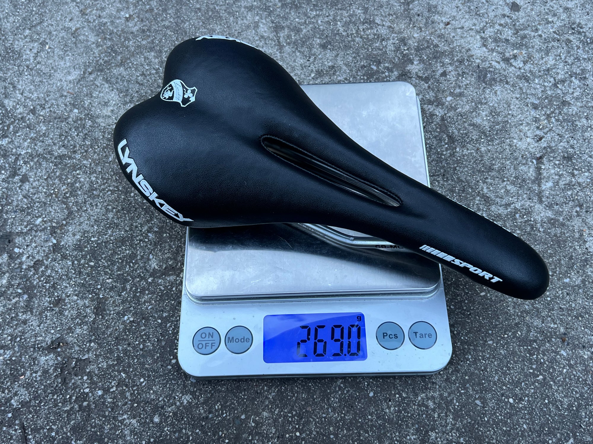 Lynskey Sport Saddle Road Bike Racing Cycling Black Cr-Mo Rails 270x125mm
