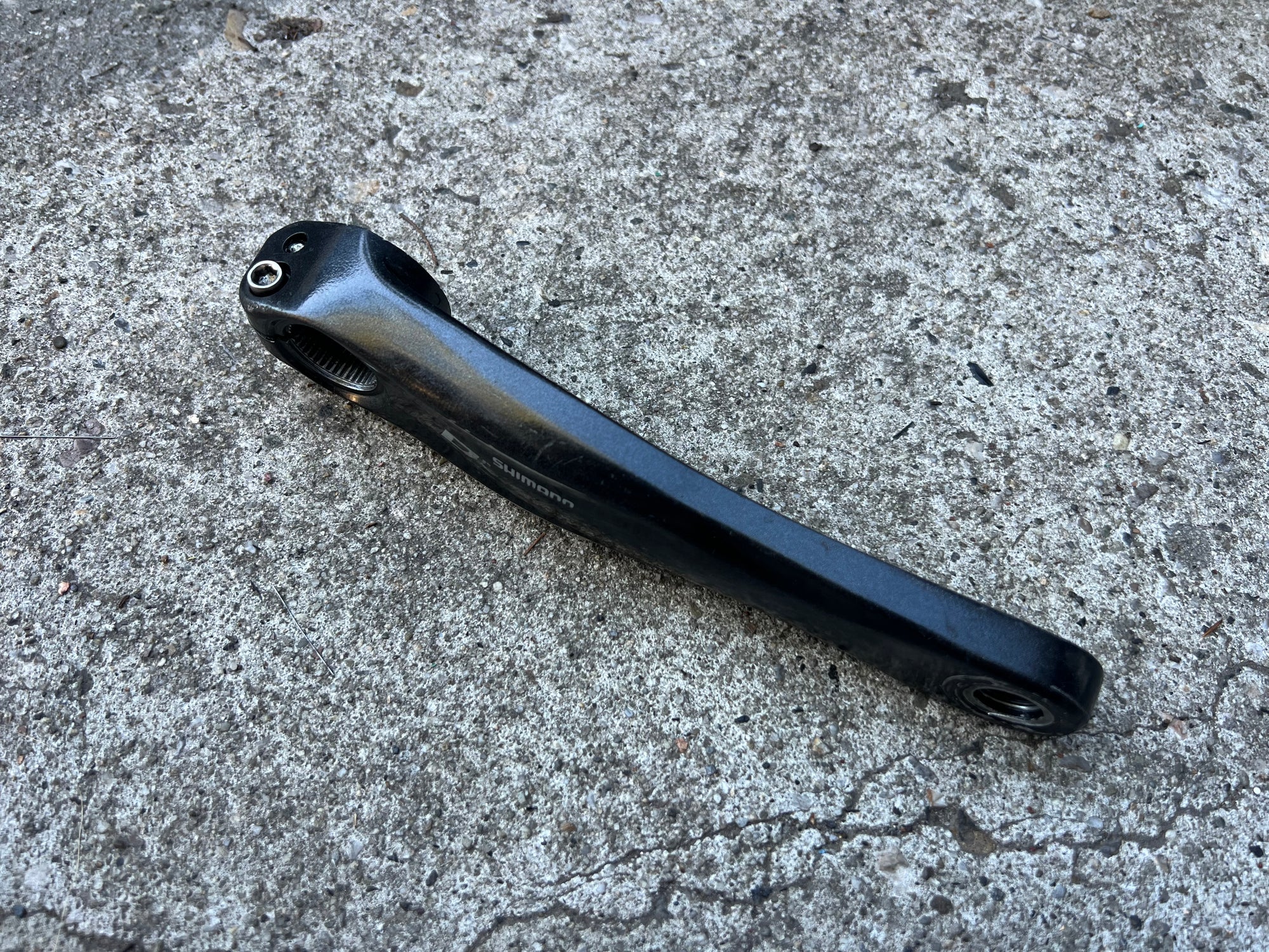 Shimano Deore FC-M590 175mm Non Drive Side Black 24mm MTB Crank Arm