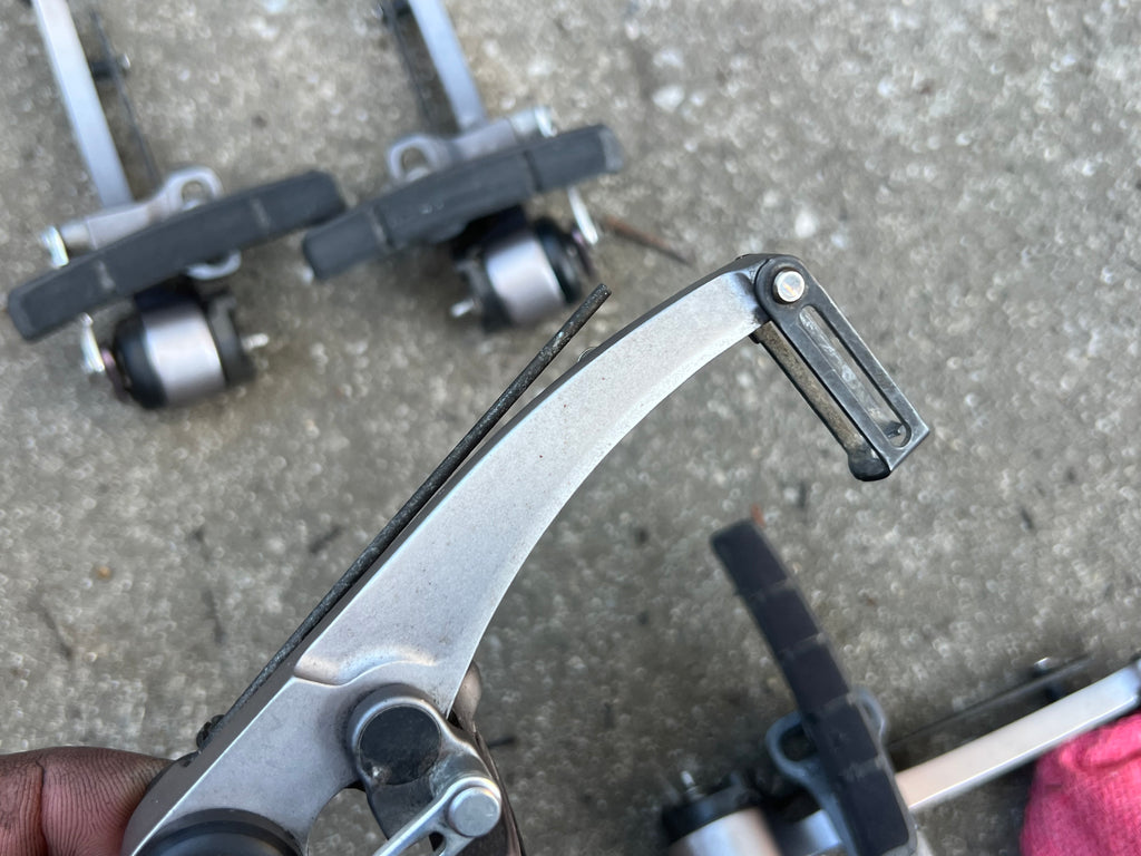 Shimano XTR BR-M950 V Brakes Brake Set Vintage MTB Gray Mountain Bike 7/10