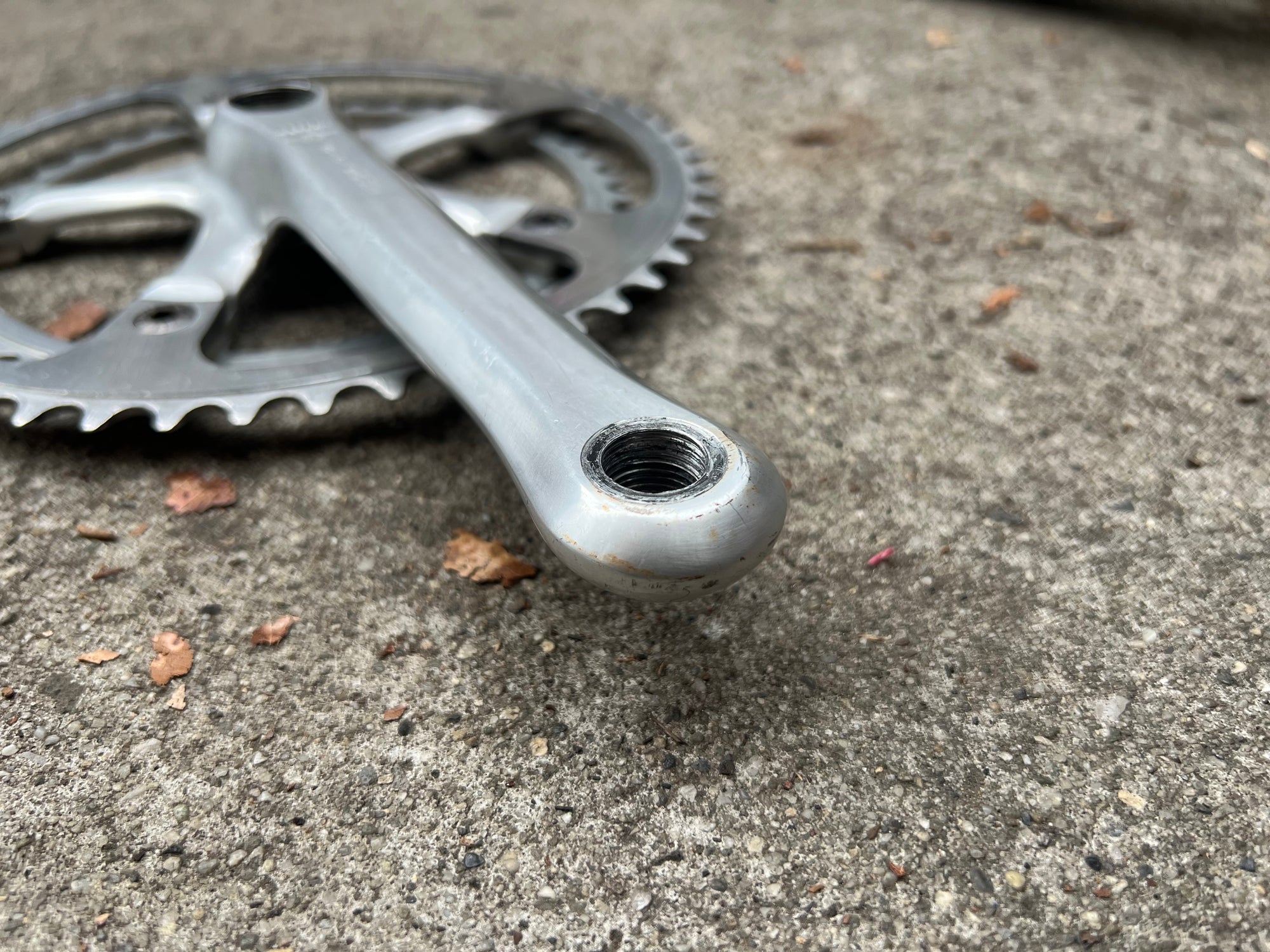 Gipiemme CR Sprint 170mm 42/52T 144 BCD Short Road Silver Double Crankset