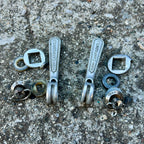 Campagnolo Downtube Friction Shifters Vintage Road Bike Silver Gray