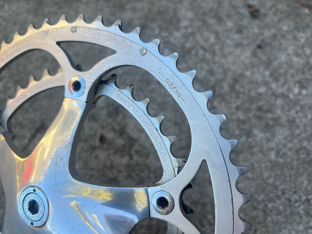 FREE SHIP Campagnolo Chorus 8 Speed 170mm 53/39T Double Vintage Road Campy Crankset