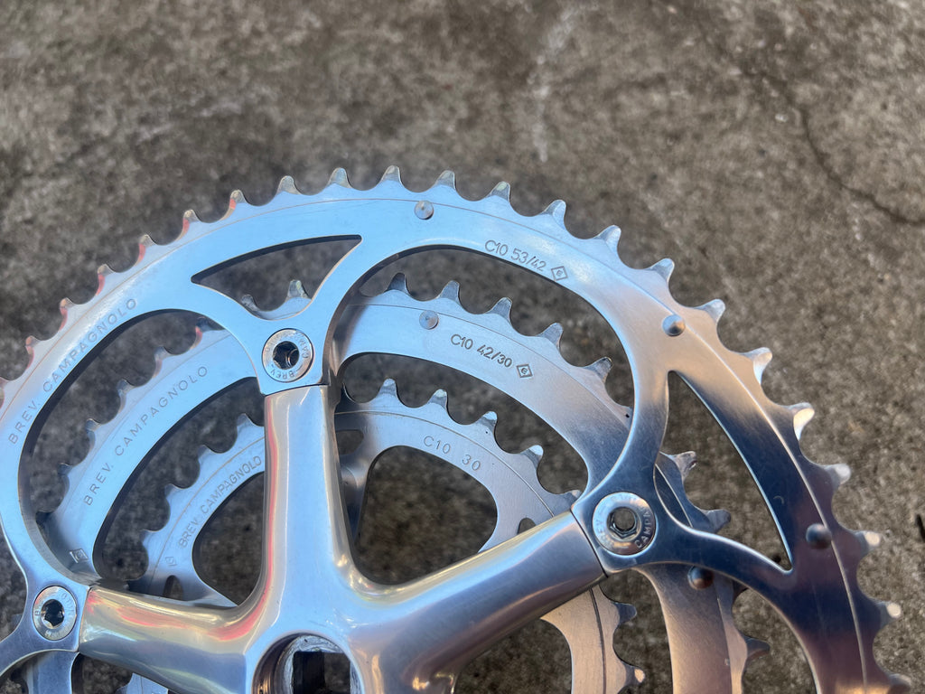 MINT Campagnolo Record 10 Speed Triple Crankset 170mm 53-42-30 Road Touring Bike